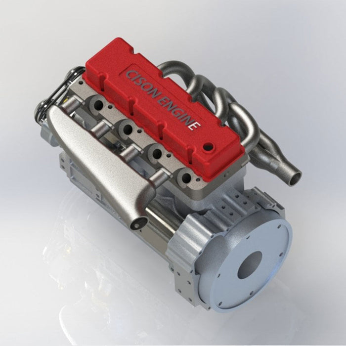 Rc Inline Engine CISON L4-175 17.5cc Mini OHV Inline Four-cylinder Four-Stroke Water-Co ...