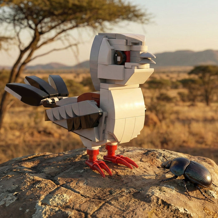 MOC-210146 African Savanna Raptor Pygmy falcon Building Blocks Set(136PCS)