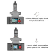 Ultra Mini Desktop CNC Machine Model with G-Code Control enginediyshop