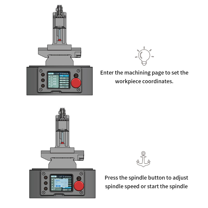 Ultra Mini Desktop CNC Machine Model with G-Code Control enginediyshop
