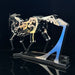 Solar-Powered Mechanical Horse 3D Metal Model DIY Assembly Art Sculpture Powered  Industrial Style Desk Decor Creature Mechanical Display Kit -165PCS enginediyshop
