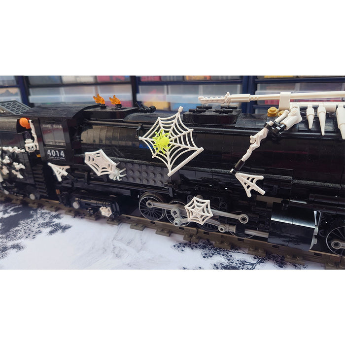 MOC-89126 1/40 4014 Big Boy Dynamic RC Train Model Building Blocks Set (3200pcs+/Black) enginediyshop