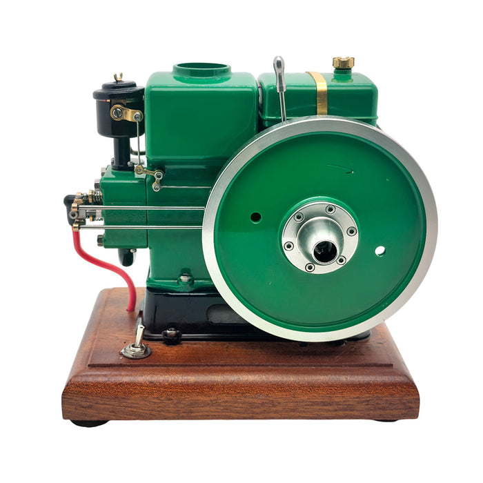 RETROL & OKMO 916 Vintage Stationary Horizontal Single Cylinder 4-Stroke Gasoline Engine Model RTR Version enginediyshop