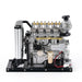 TECHING 1/10 DIY Mini Metal OHV Inline Four-cylinder Diesel Engine Model with Cooling System Educational Toys Gifts (Upgraded Version/300+PCS) enginediyshop