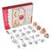 Advent Calendar Brain Teaser Adventskalender 24Pcs Wooden Lock Metal Brain Teasers Puzzle Toy for Adults and Kids - Christmas Type 4 enginediyshop