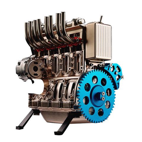 TECHING Inline-4-Zylinder-Automotor Modellbausatz - Bauen Sie Ihren Eigenen Funktionierenden Motor 9