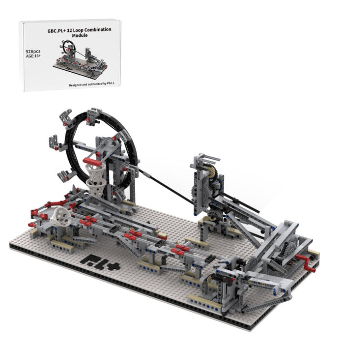 MOC Cycle Modular Building Block Machine, Advanced Mechanical Gear System-928PCS enginediyshop