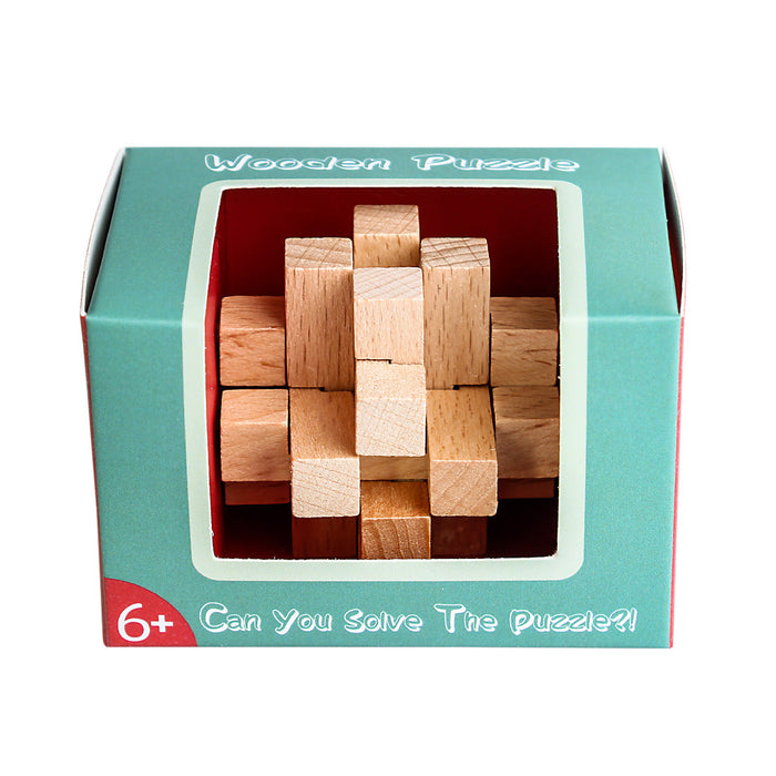 Advent Calendar Filler - Make Yours  12-piece beech wood lock set educational toy enginediyshop