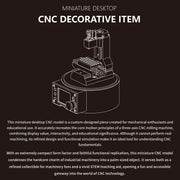 Ultra Mini Desktop CNC Machine Model with G-Code Control enginediyshop