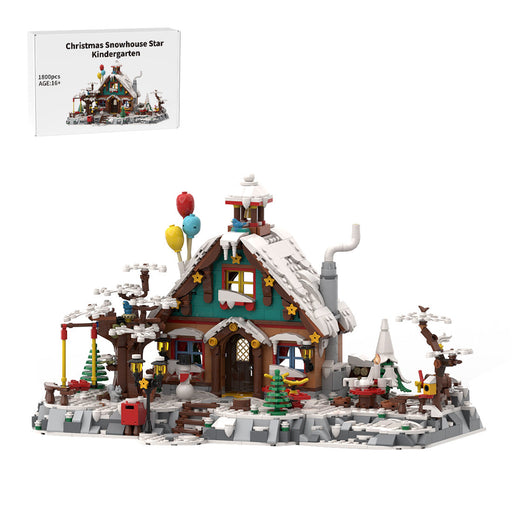 MOC-201852 Christmas Snowhouse Star Kindergarten Building Blocks Set (1800PCS) enginediyshop
