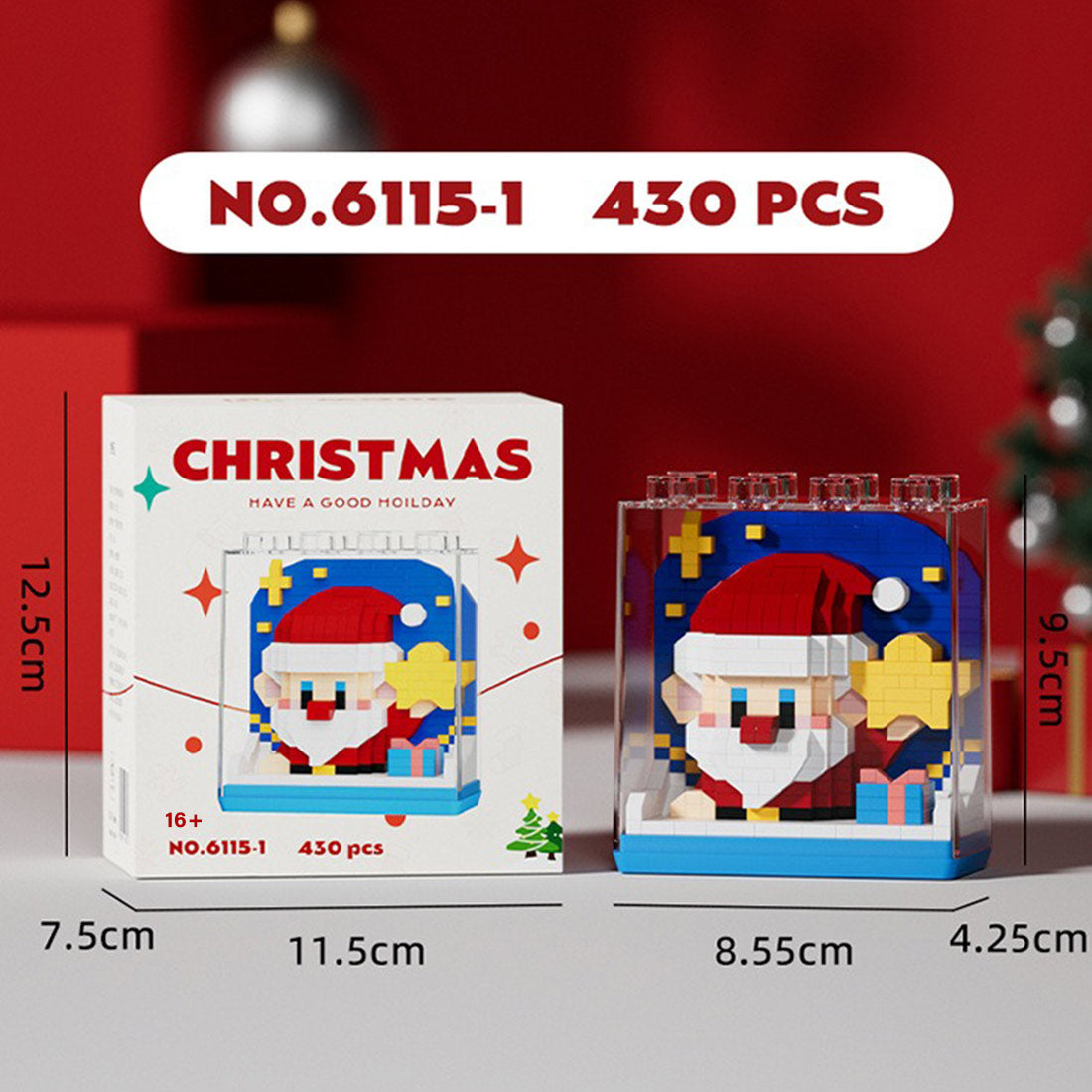 4 in 1 Christmas Star Gift Box Building Blocks Set (1565PCS) enginediyshop