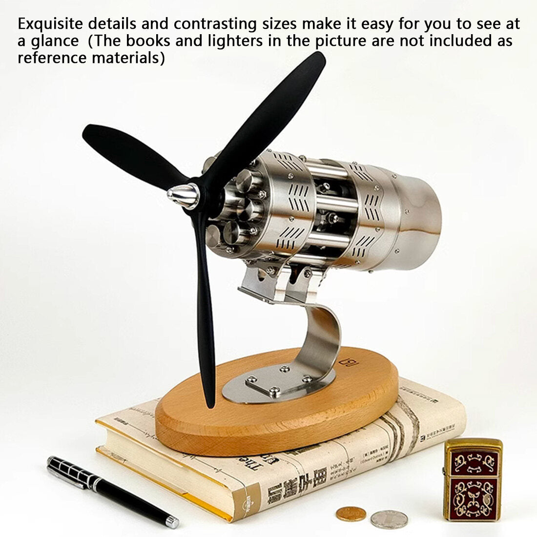 16-Cylinder Swash Plate Stirling Engine Model Aircraft Mechanical Engi ...