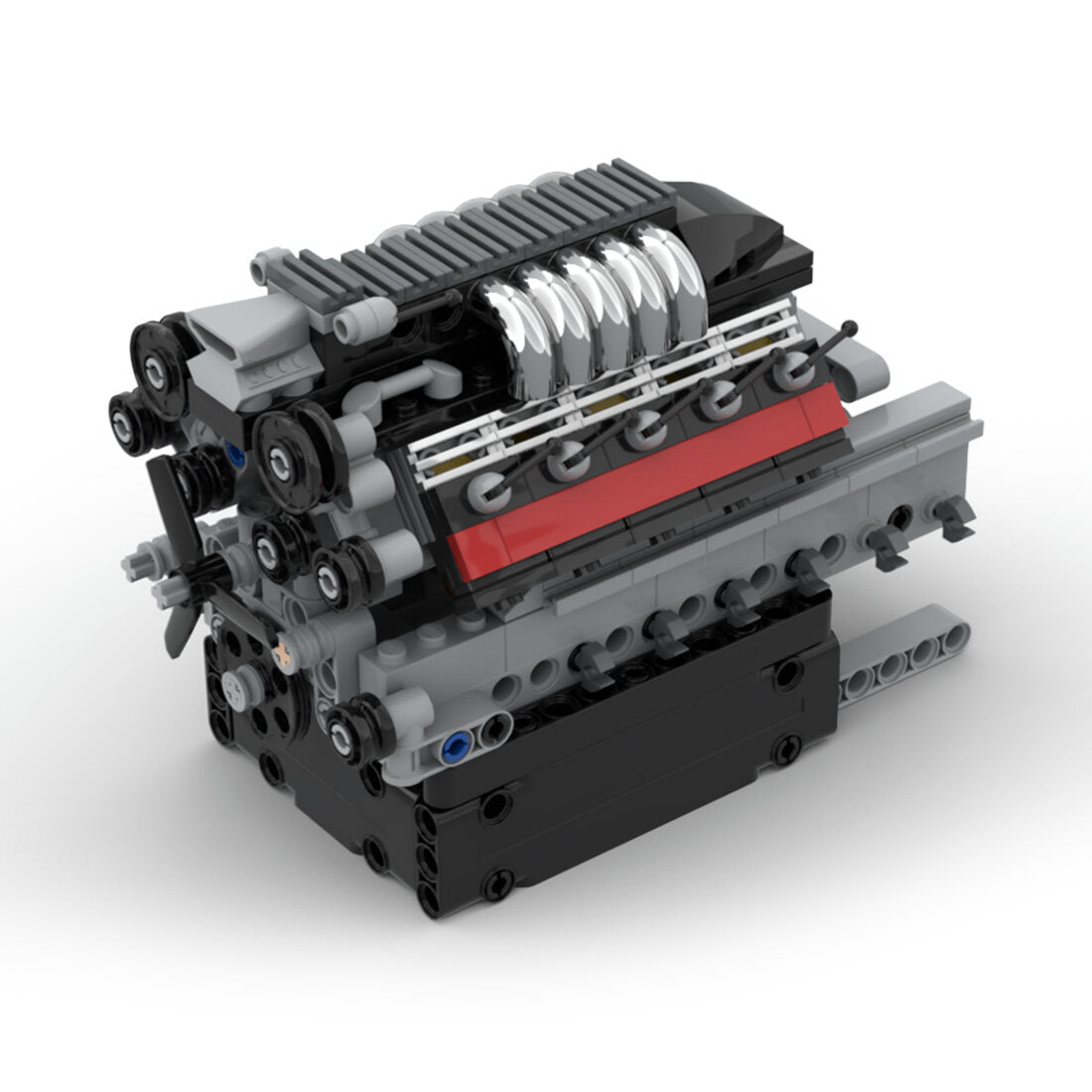 MOC V10 Engine with Gearbox Single Overhead Camshaft (SOHC) Air-Cooled ...