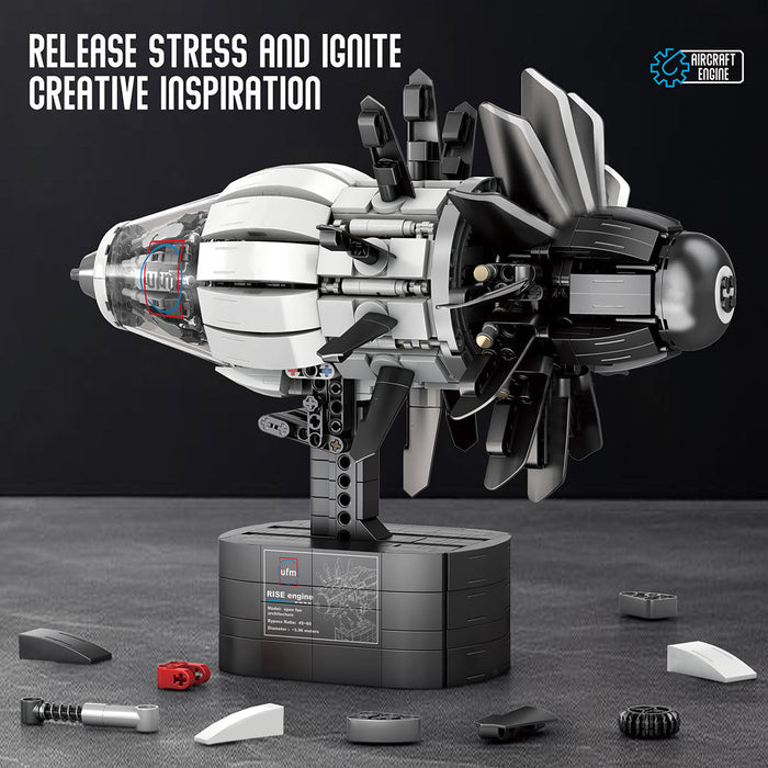 Cfm Rise Open CFM-RISE Open Rotor Engine Building Blocks Set Build You MOC Motor MOC ...