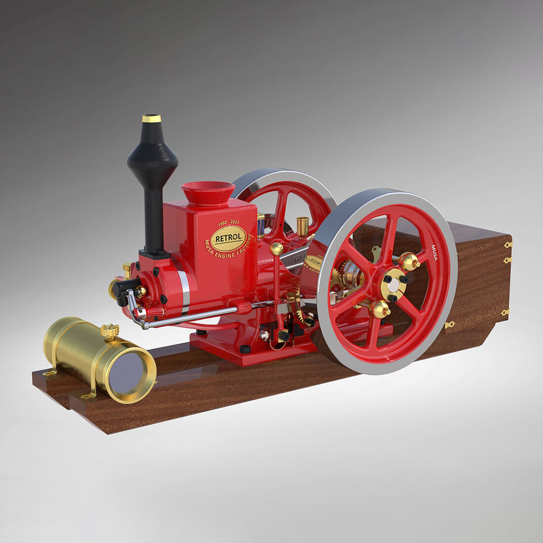 RETROL HM-01 7cc Antique Hit and Miss Model - Working 4-Stroke Horizon ...