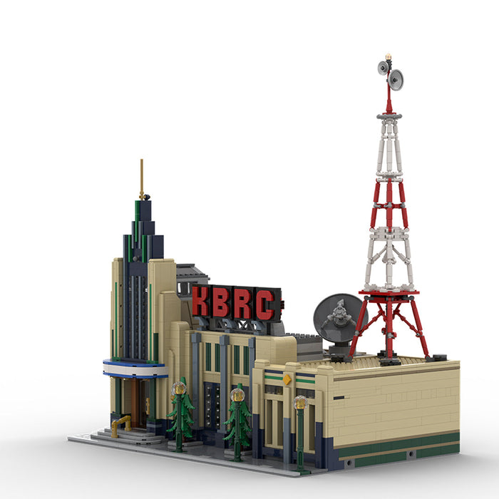 MOC-226314 Radio Station BRICK KBRC Building Blocks Set-2681PCS enginediyshop