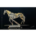 3D Metal Mechanical Horse Model DIY Dynamic Creature Assembly Sculpture with Precision Transmission Structure Powered Model Art Installation Display Kit-300+PCS enginediyshop