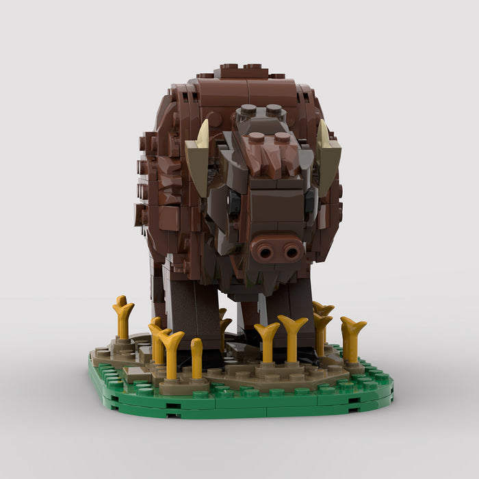 MOC-212761 North American Wild Cattle, Plains Ox Building Blocks Set(424PCS)
