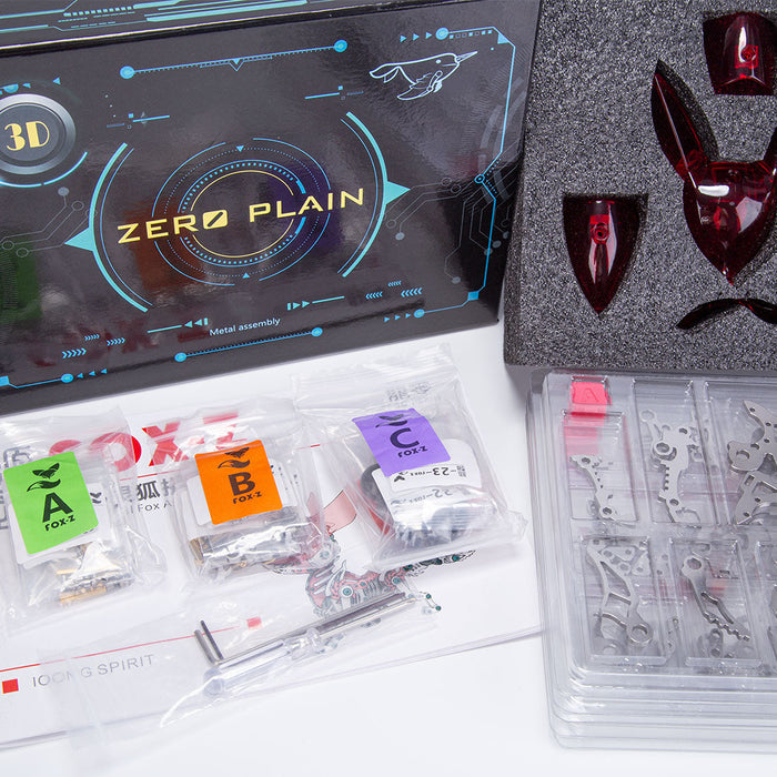 DIY Fox 3D Assembly Mechanical Model Creative Gift Set (339PCS) enginediyshop