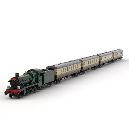 MOC-122525 Shakespeare Express "Kinlet Hall" Train Model Building Blocks Toy Set 5997PCS enginediyshop