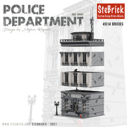 MOC-4652 Large-scale Police Department Building Blocks MOC Set Toys (4914PCS) enginediyshop