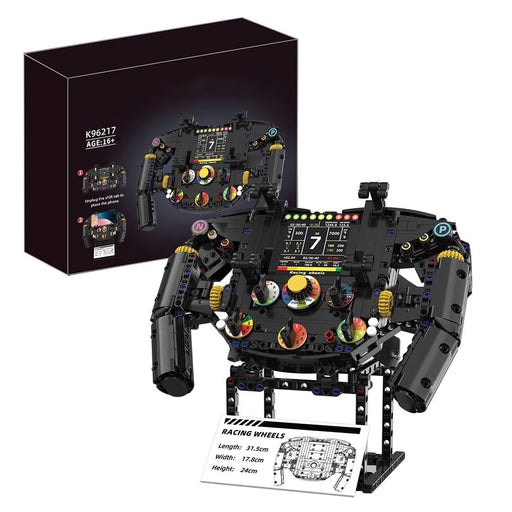 Racing Simulator Steering Wheel Building Blocks Set（833PCS） enginediyshop