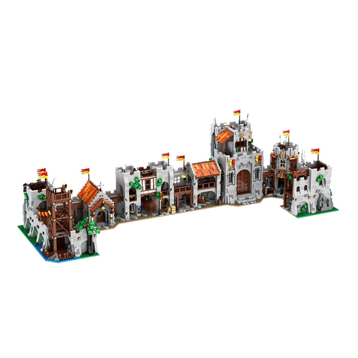 MOC  8-in-1 Modular Castle Medieval Building Blocks Set(8884PCS) enginediyshop