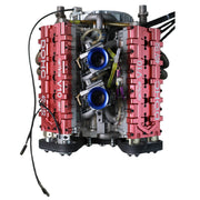 RUIFEIYA V10-150 1/4 Scale Working V10 Gas Engine Model - 150cc DOHC 40-Valve 4-Stroke 3-Ring Water-Cooled Internal Combustion Engine (Assembled Version) enginediyshop