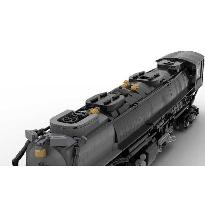 MOC-89126 1/40 4014 Big Boy Dynamic RC Train Model Building Blocks Set (3200pcs+/Black) enginediyshop