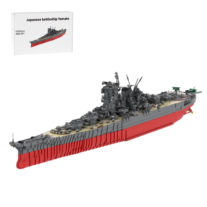 1/200 Scale Classic 20th Century Large Warship Building Block Model Kit-10101PCS enginediyshop