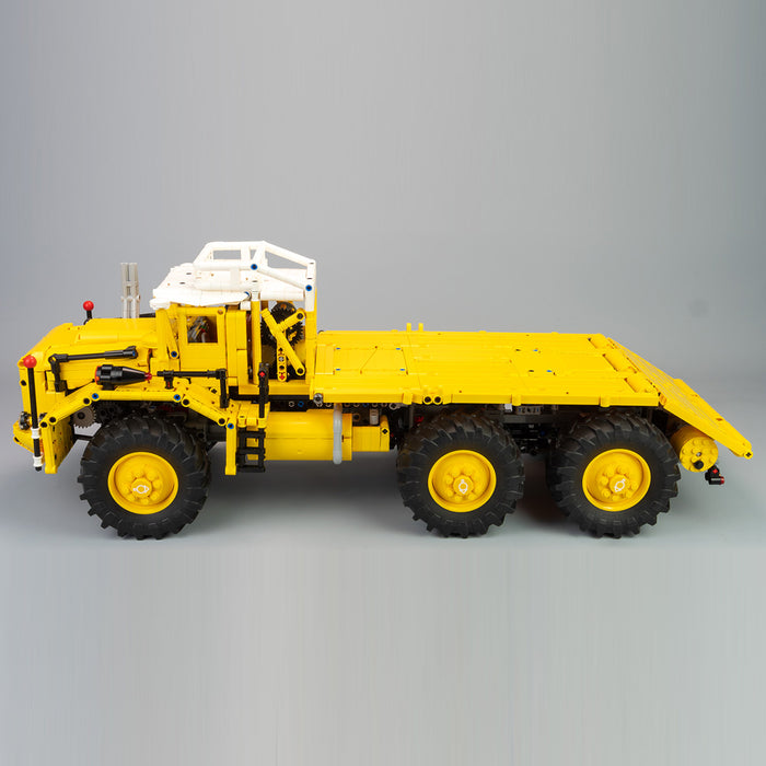 MOC- 1/20 Scale Berliet T100 French 1950s Heavy-Duty Transport Truck, Berliet Truck Building Blocks Set(Dynamic Version/3176PCS）