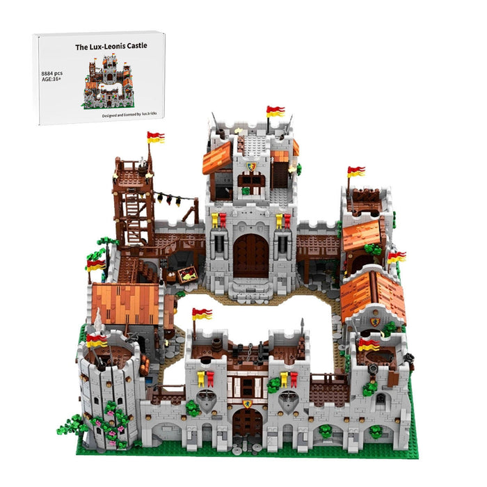 MOC 8-in-1 Modular Castle Medieval Building Blocks Set(8884PCS ...