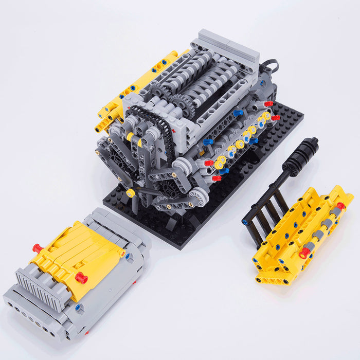 V8 Crossplane with Supercharger Building Block Engine Model MOC-17173 ...