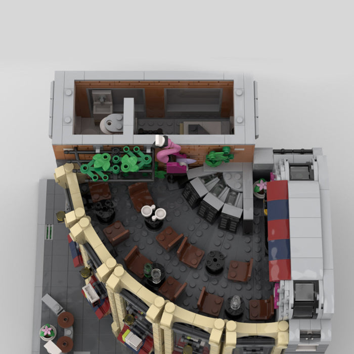 MOC-203717 Round Corner Tech Store Building Blocks Set -2691PCS enginediyshop