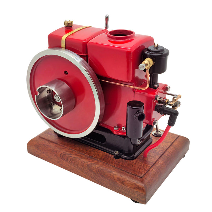 RETROL & OKMO 916 Vintage Stationary Horizontal Single Cylinder 4-Stroke Gasoline Engine Model RTR Version enginediyshop
