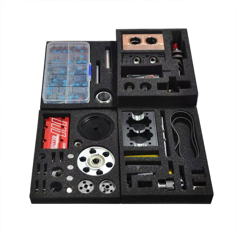 SEMTO ENGINE ST-NF2 7.0cc Mini en línea de dos cilindros de cuatro tiempos refrigerado por aire Nitro Interal motor de combustión modelo Kit