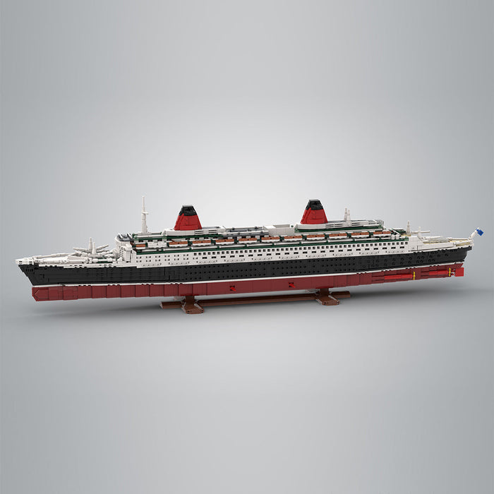MOC  1/400 Scale France Ocean Liner Building Block Set(3325PCS) enginediyshop