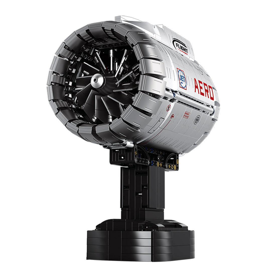 MOC Aircraft Engine Model Kit - Realistic Turbofan Engine MOC Set --18 ...