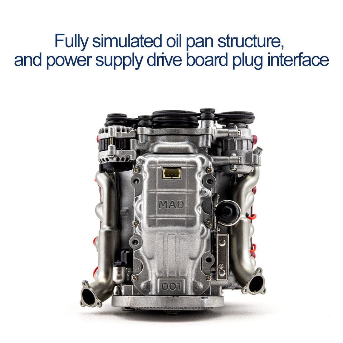 MAD RC V8 Engine Model Kit - Build Your Own V8 Engine for Car AX90104 ...