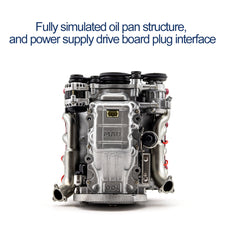 MAD RC V8 Engine Model Kit - Build Your Own V8 Engine for Car AX90104 ...