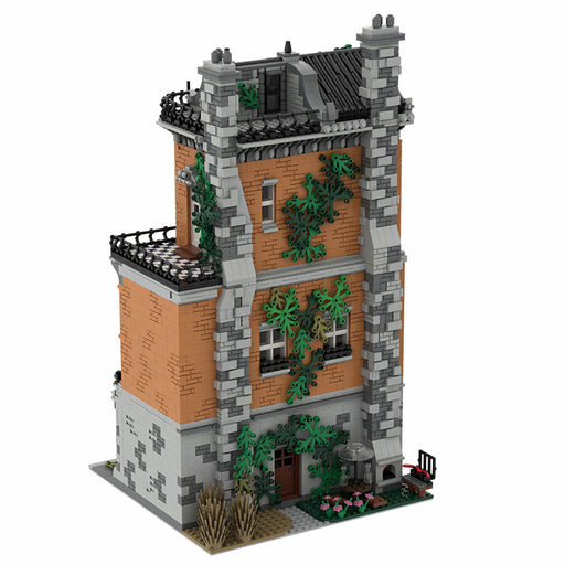 MOC-46504  Old Town Hostel  Creative Street View Building Blocks Compatible with Other Brands Street View (5286PCS) enginediyshop