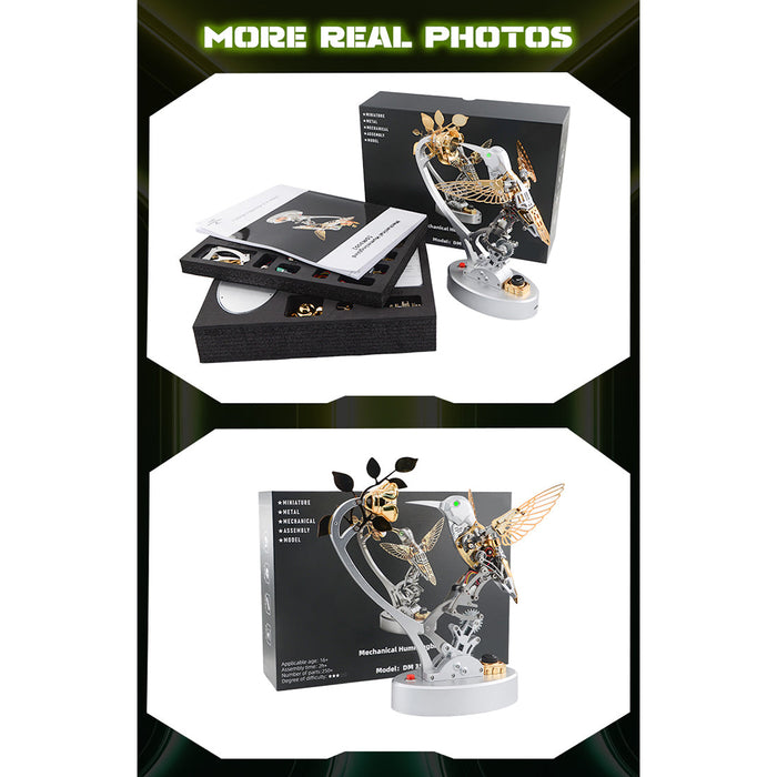 Mechanical Bird Steampunk Metal DIY Assembly Model Kit (250+PCS) enginediyshop