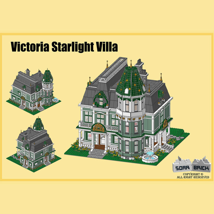 Classic Victorian Residence European Town House Building Blocks Set-4772PCS enginediyshop