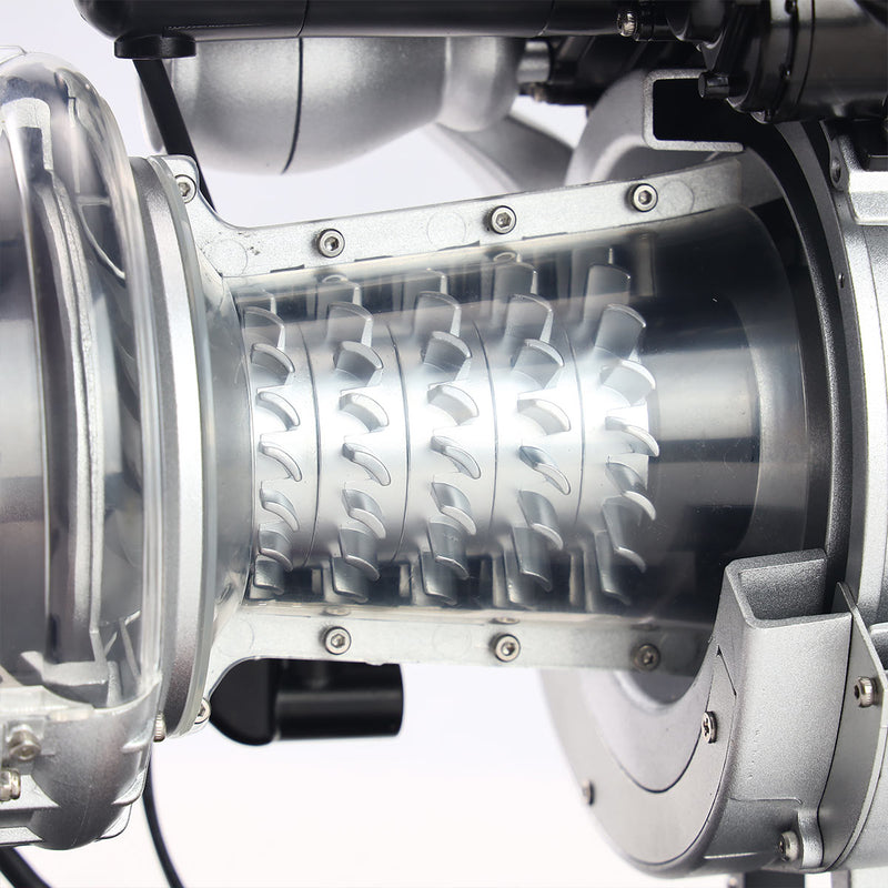 TECHING×SKYMECHMAN 1/4 Scale Metal Simulation Electric Military Helicopter Turboshaft Engine Model Kit