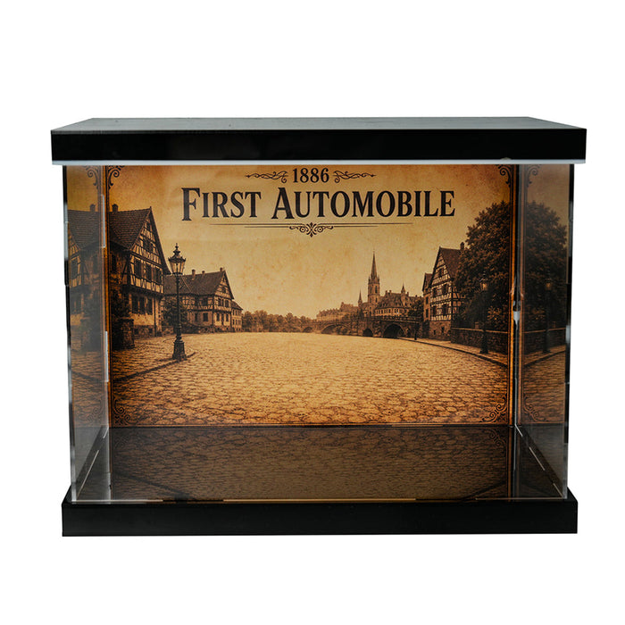DM229 3-Sided Clear Acrylic Display Case for Model Engines-32×22×22cm enginediyshop