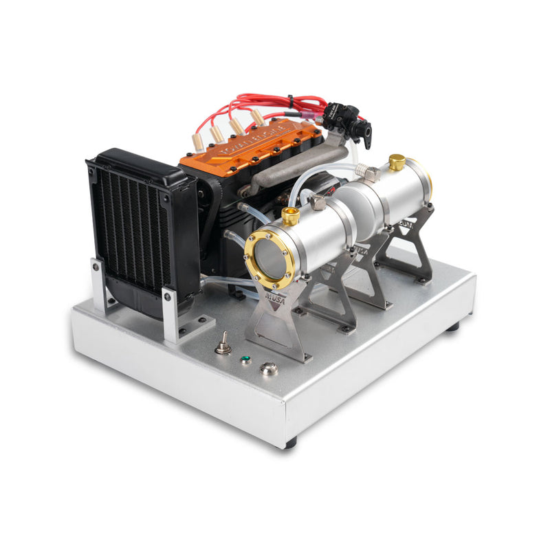 TOYAN FS-L400BGC 4-Cylinder 4 Stroke OHC L4 14cc Inline Water-Cooled Gasoline Engine Model for RC Model Car Ship Airplane enginediyshop