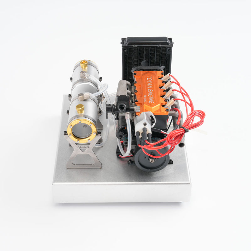 TOYAN FS-L400BGC 4-Cylinder 4 Stroke OHC L4 14cc Inline Water-Cooled Gasoline Engine Model for RC Model Car Ship Airplane enginediyshop