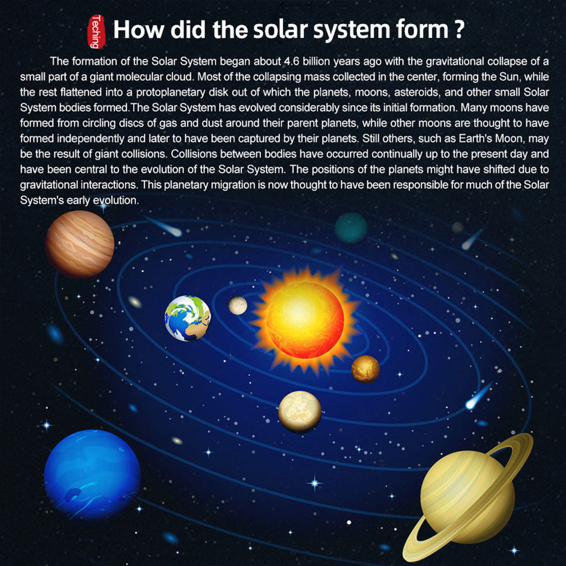 Metal DIY Mechanical Solar System Model Kit, Dynamic Orbital Desk Ornament -600+PCS enginediyshop