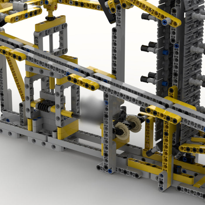 MOC Gear Rotation Mechanical Transmission Model Building Set -594PCS enginediyshop