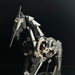 Solar-Powered Mechanical Horse 3D Metal Model DIY Assembly Art Sculpture Powered  Industrial Style Desk Decor Creature Mechanical Display Kit -165PCS enginediyshop